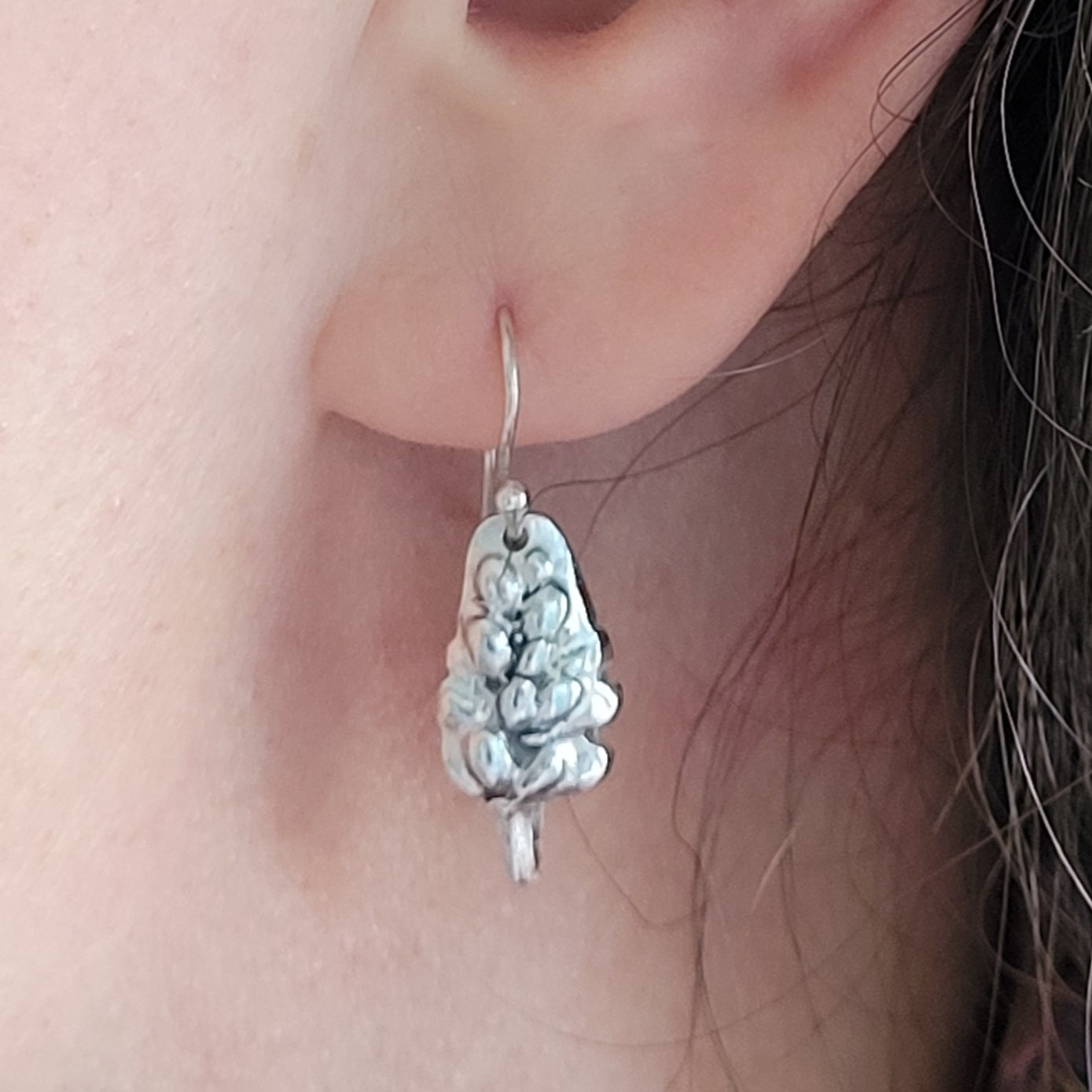 Sterling-silver-lavender-flower-dangle-earrings-10