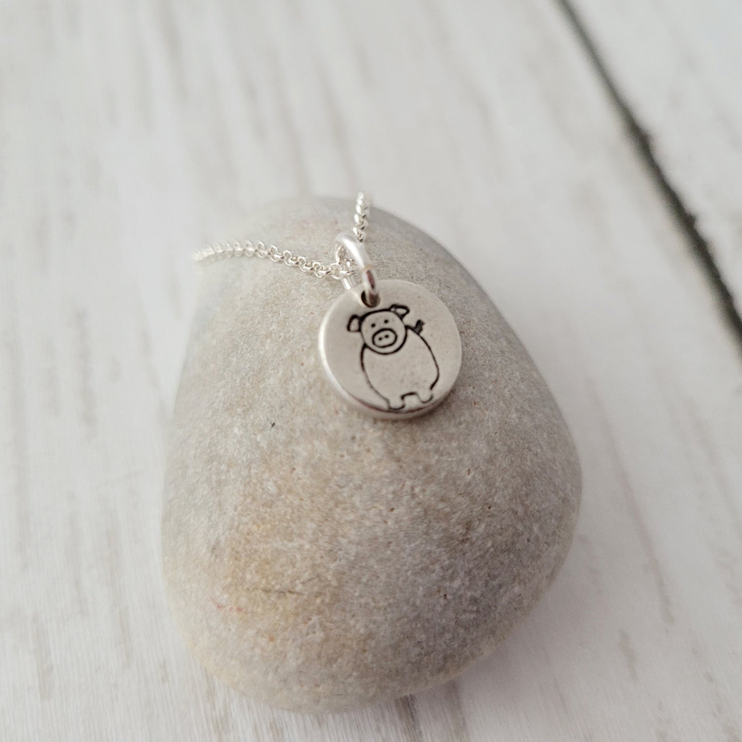 Sterling-silver-tiny-pig-pendant-necklace-7