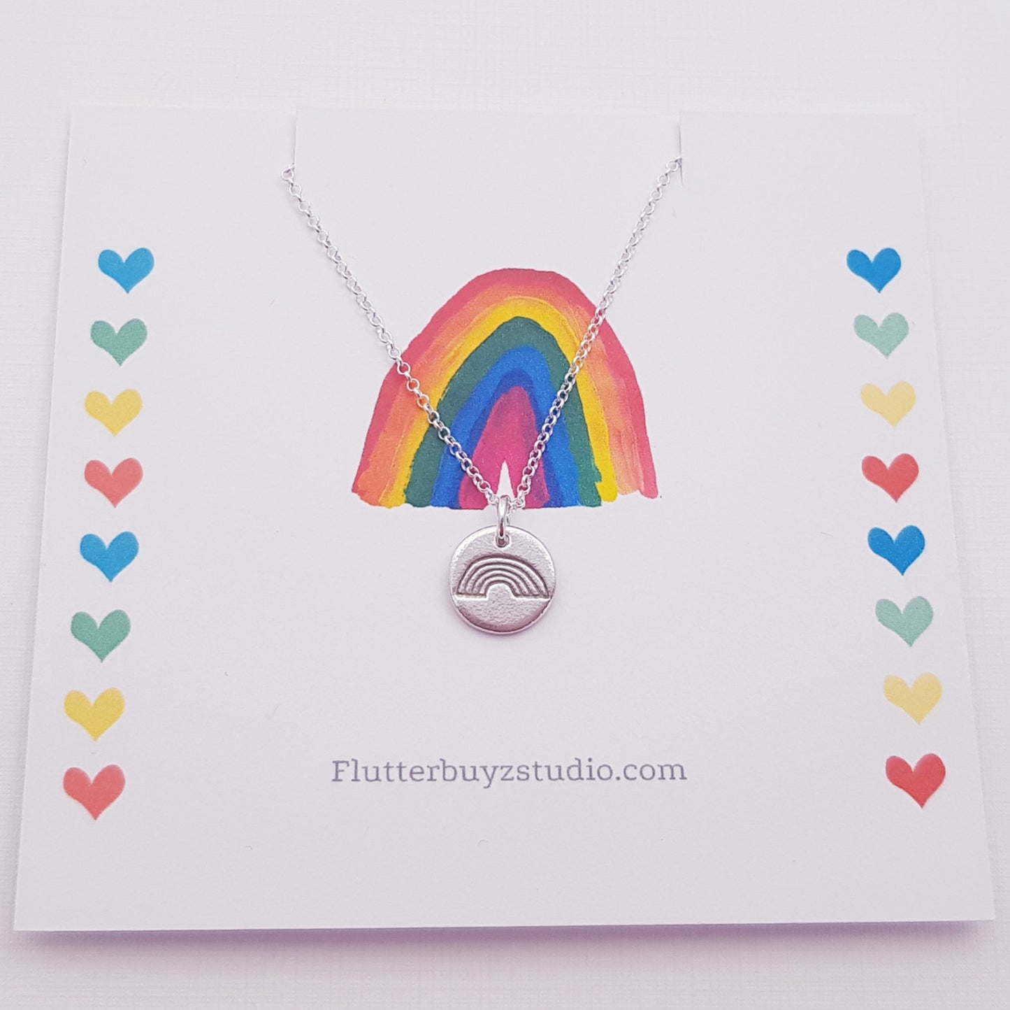 Tiny-sterling-silver-rainbow-pendant-necklace-6