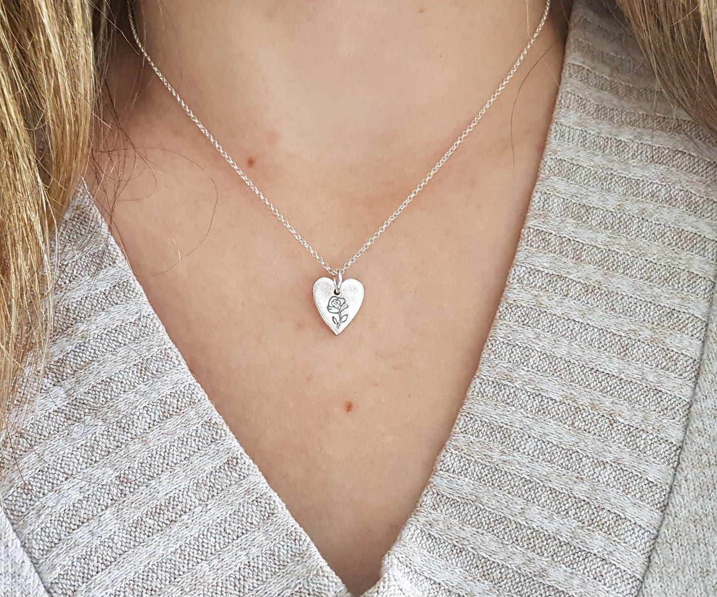 sterling-silver-heart-rose-pendant-necklace-June-Birth-Flower-06