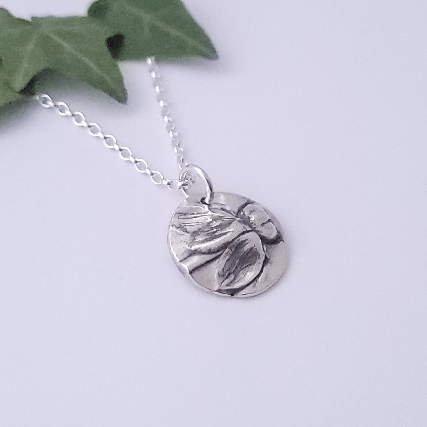 Sterling-silver-daffofil-narcissus-pendant-necklace-5