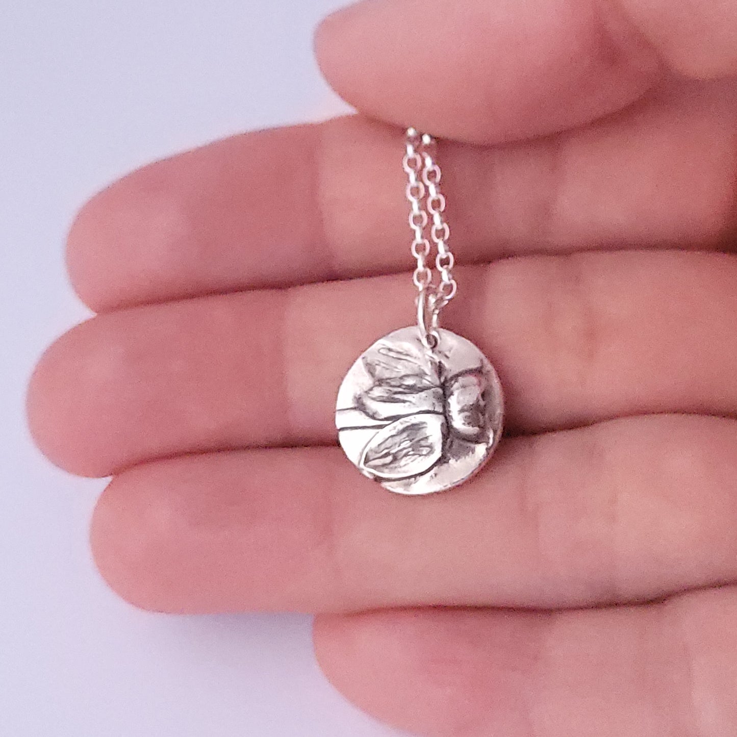 Sterling-silver-daffofil-narcissus-pendant-necklace-2
