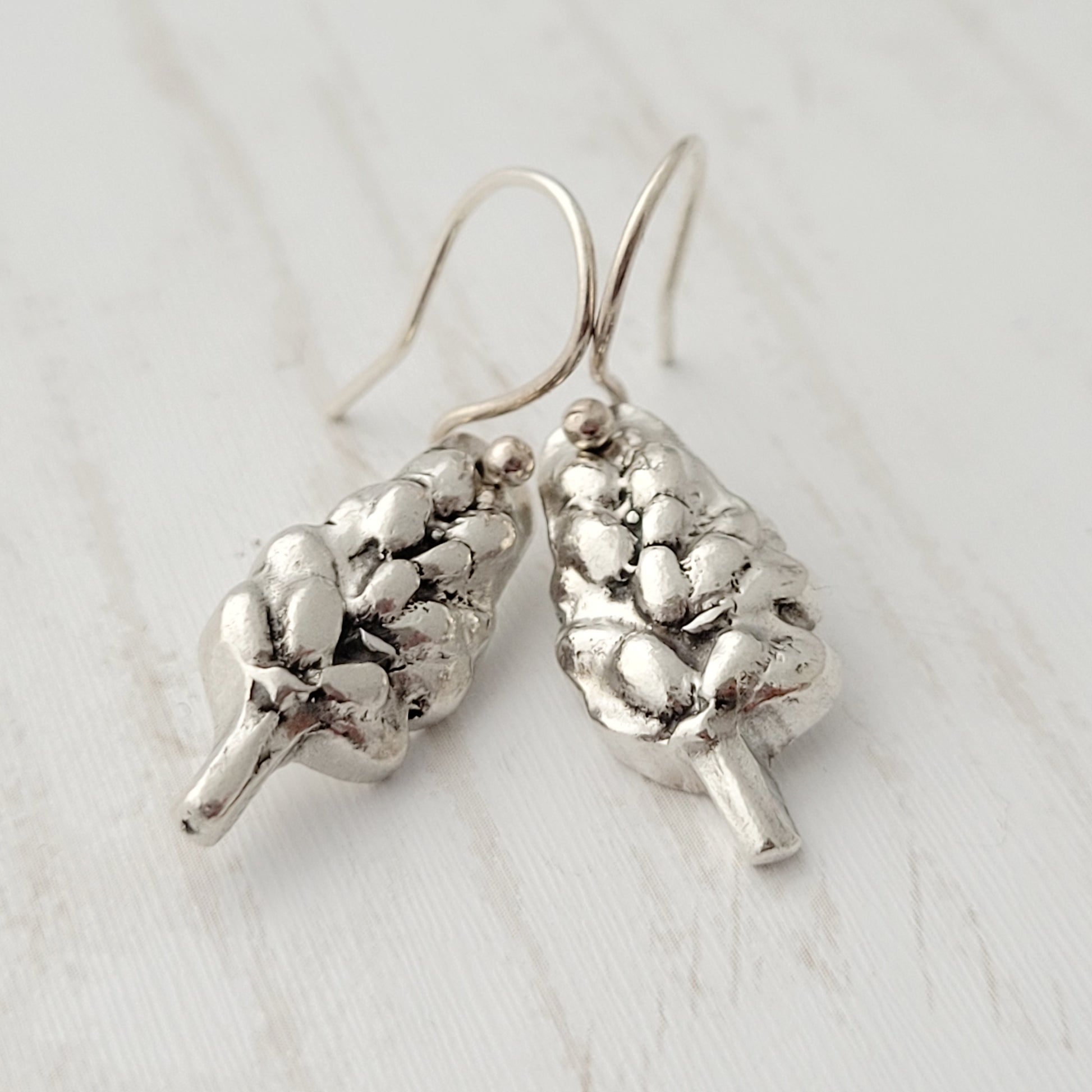 Sterling-silver-lavender-flower-dangle-earrings-1