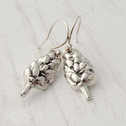 Sterling-silver-lavender-flower-dangle-earrings-1