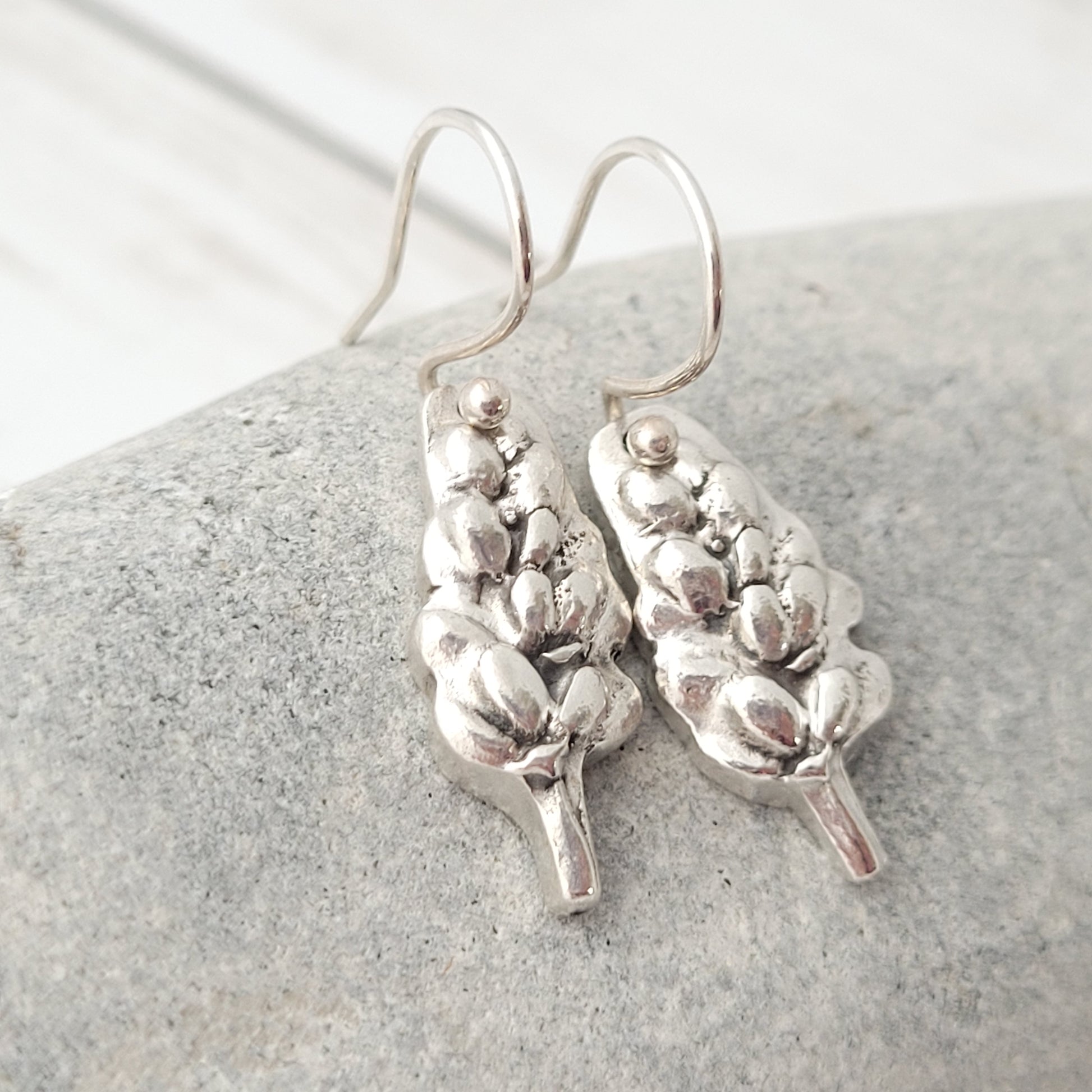 Sterling-silver-lavender-flower-dangle-earrings-2
