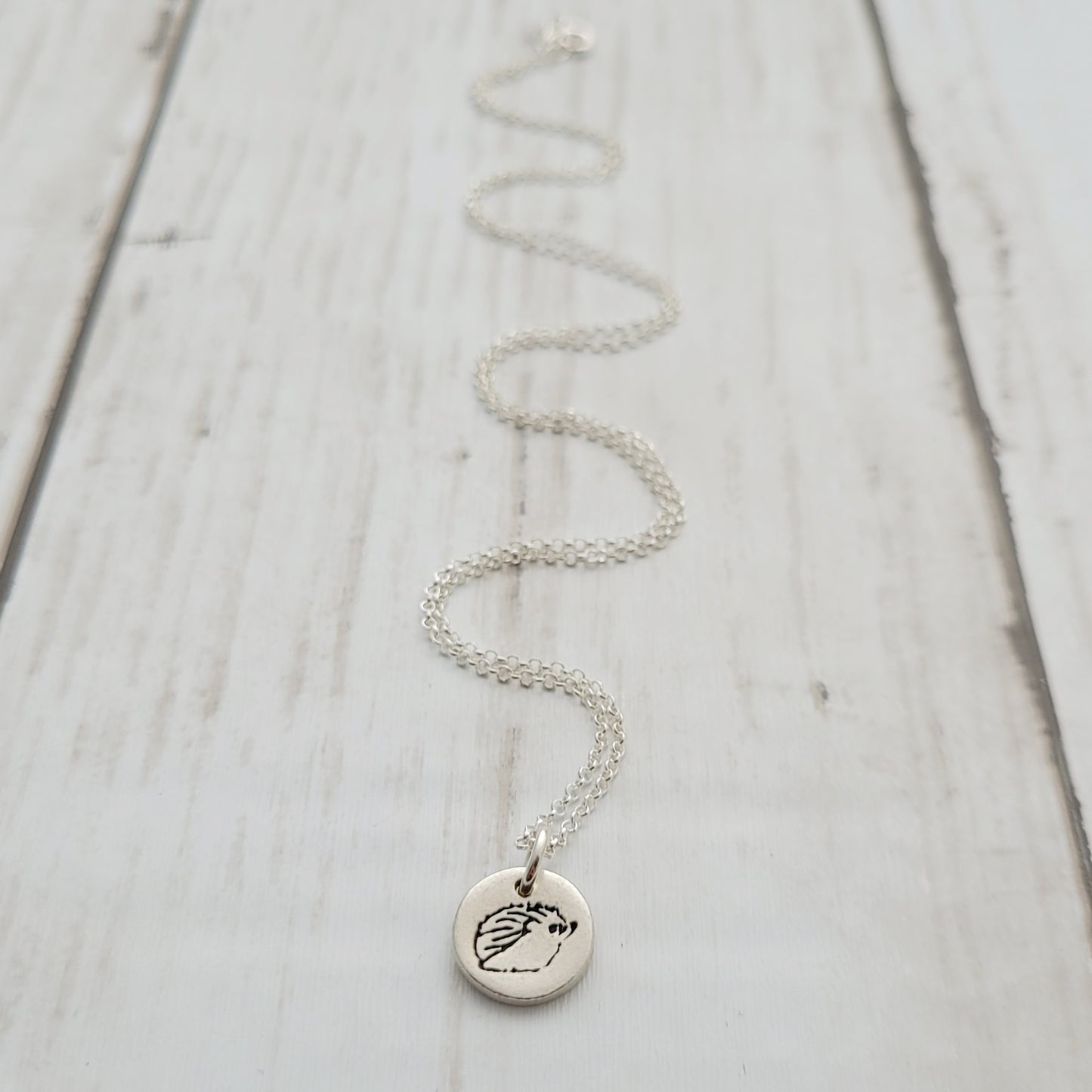 Sterling-silver-tiny-round-hedgehog-pendant-necklace-4