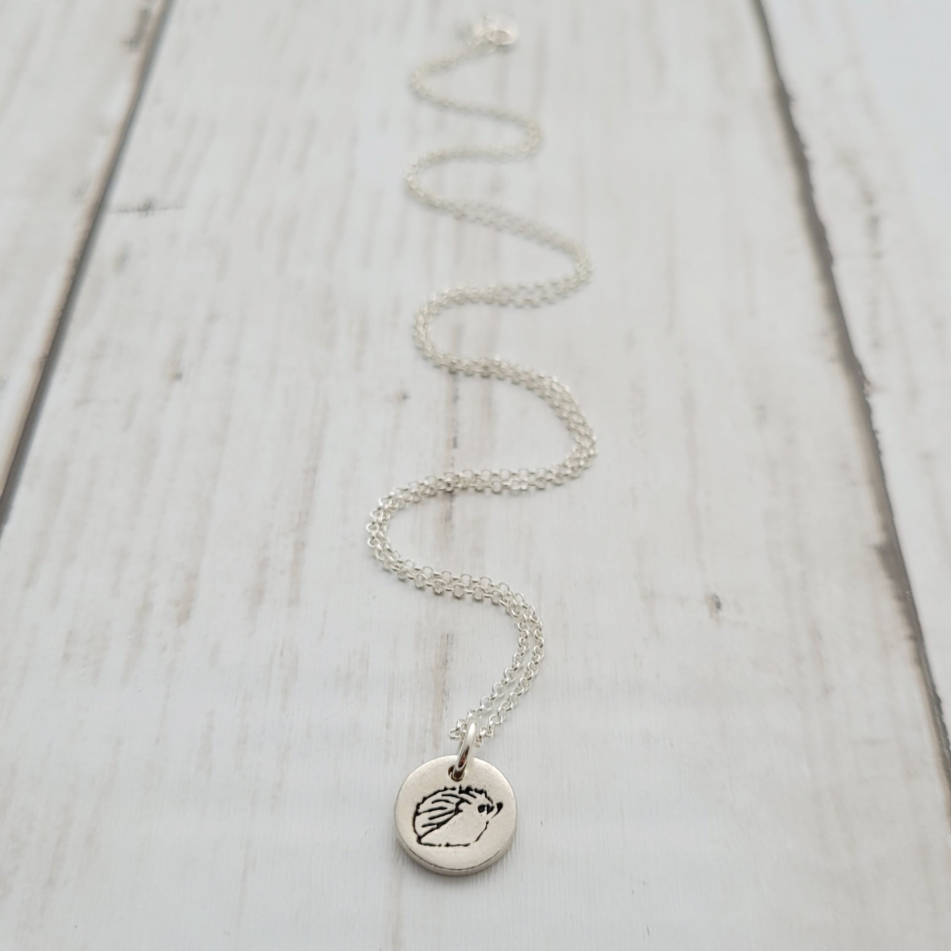 Sterling-silver-tiny-round-hedgehog-pendant-necklace-4