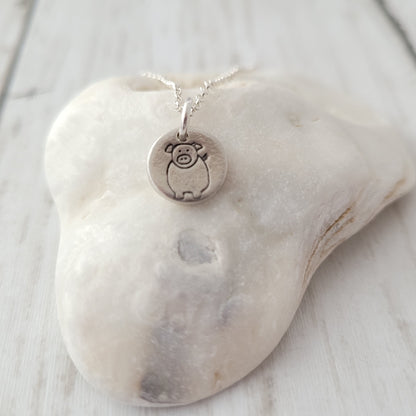 Sterling-silver-tiny-pig-pendant-necklace-1