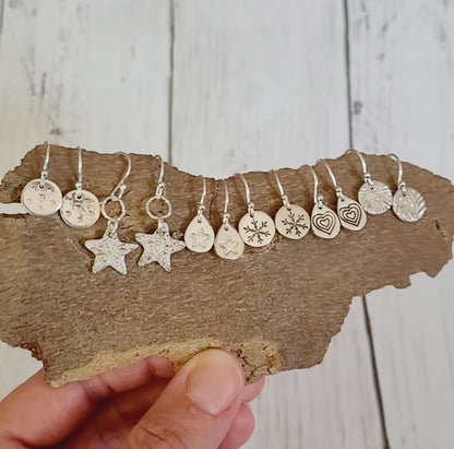 Sterling Silver Dangle Drop Earrings