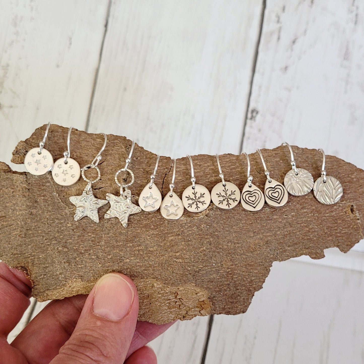 Sterling Silver Dangle Drop Earrings