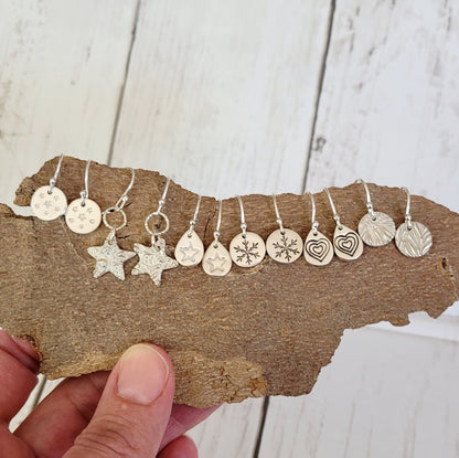 Sterling Silver Dangle Drop Earrings