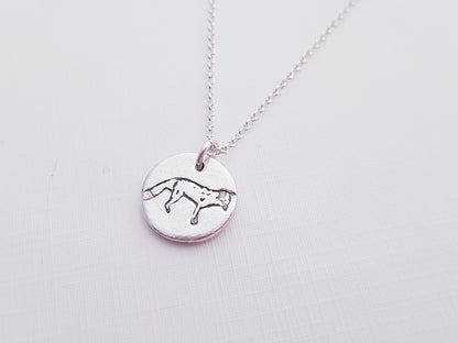 Sterling Silver Fox Wildlife Pendant Necklace
