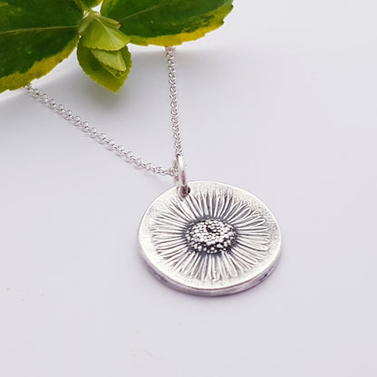 Sterling-silver-real-daisy-pendant-necklace-3