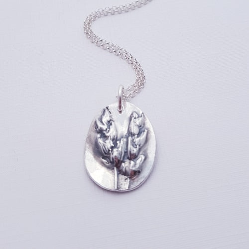 Sterling Silver Lavender Pendant Necklace
